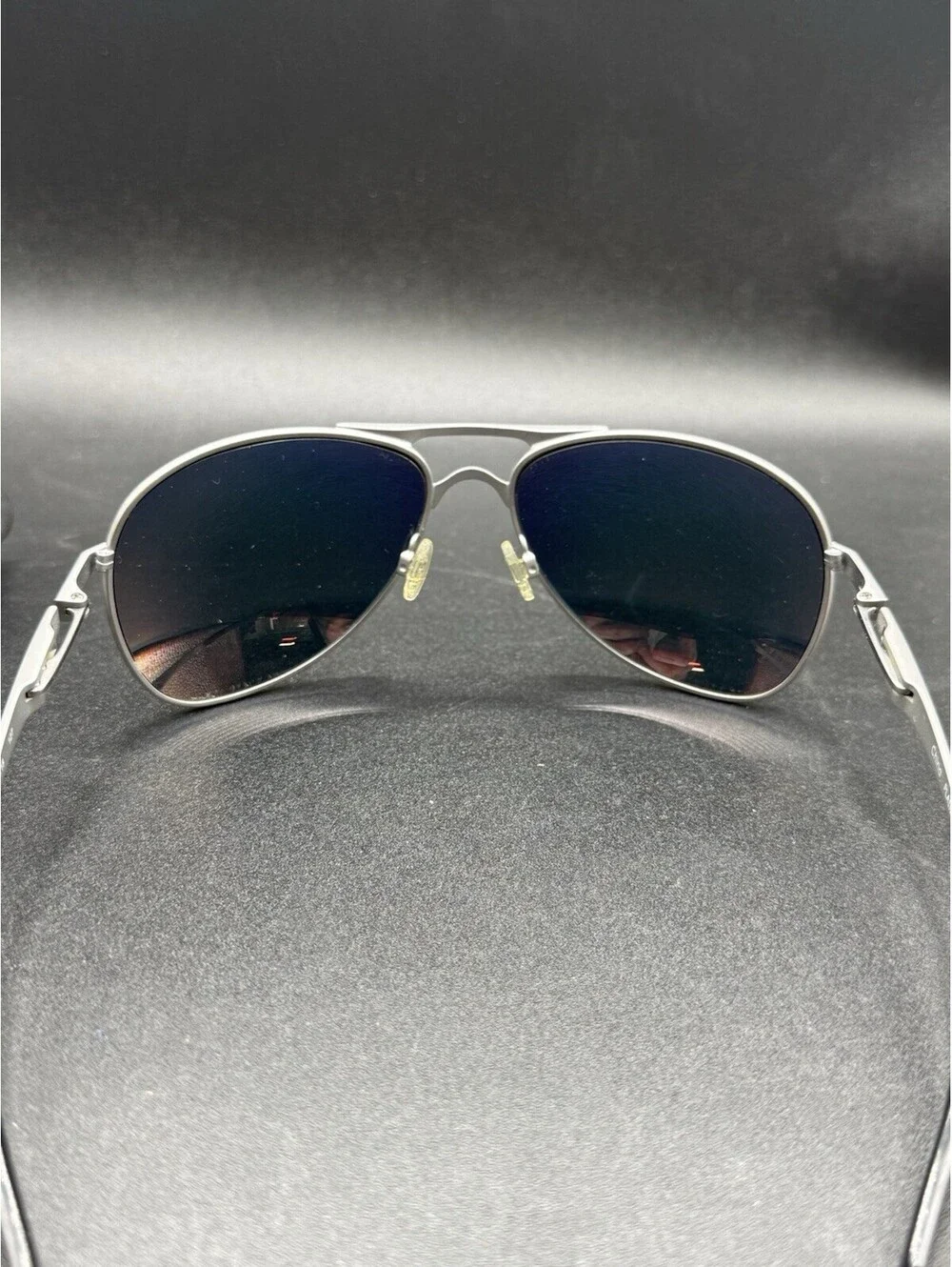 Oakley Plaintiff Silver-Black w/Fire Iridium Lenses oo4057-18